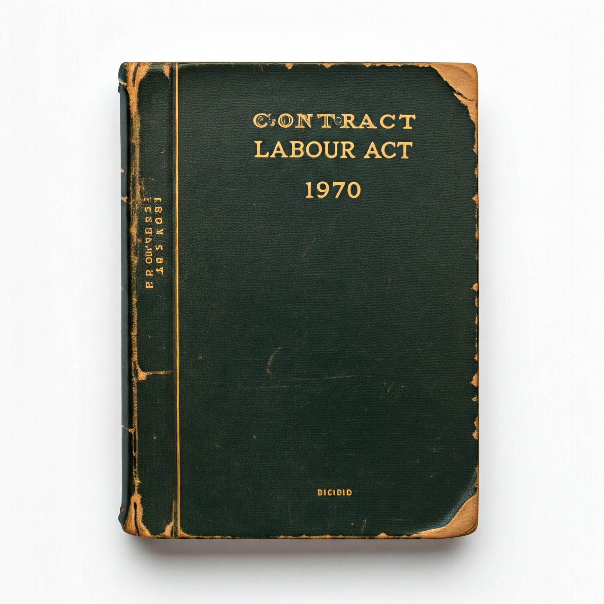 Contract Labour Act, 1970 (Regulation and Abolition) HRDeck.in
